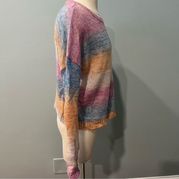 Rails x Revolve Camille Rainbow Mohair Sunset Sweater Size Large - Picture 6 of 11